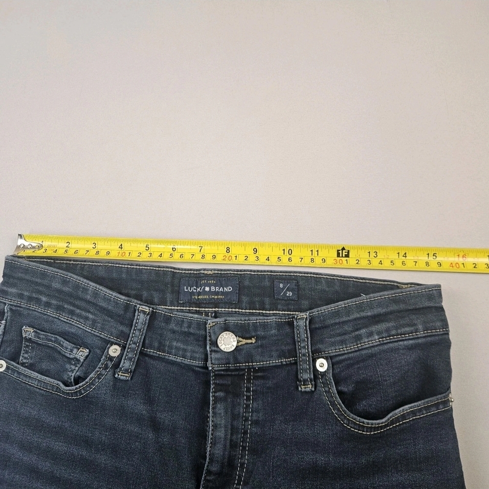 Lucky Brand Ava Skinny Jeans Womens 8/29 Blue Stretch Denim - Picture 5 of 15